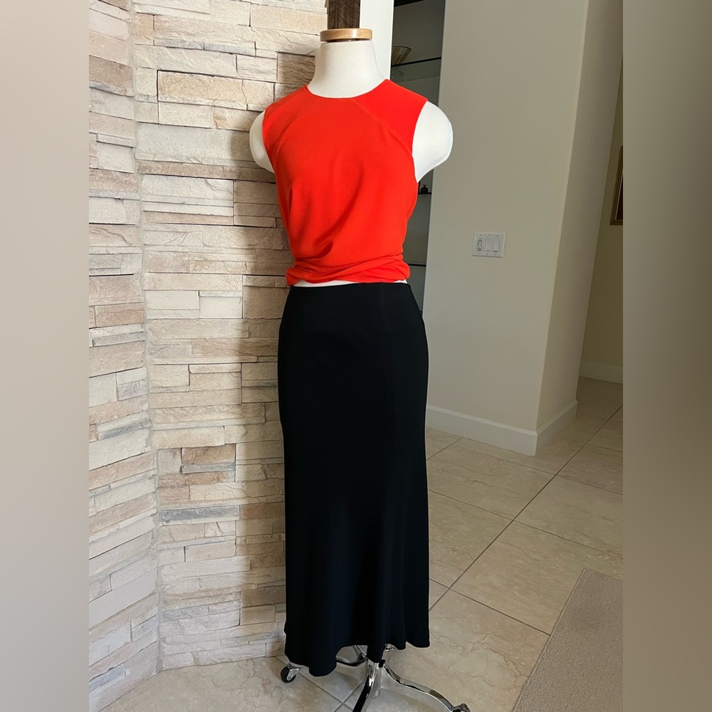 Lafayette 148 New York Black Maxi Skirt Size 0